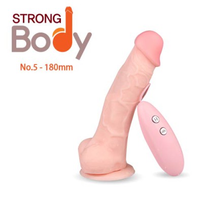 [리얼딜도] 스트롱바디 Strong Body No.5 - Vibe 180mm | ZINI